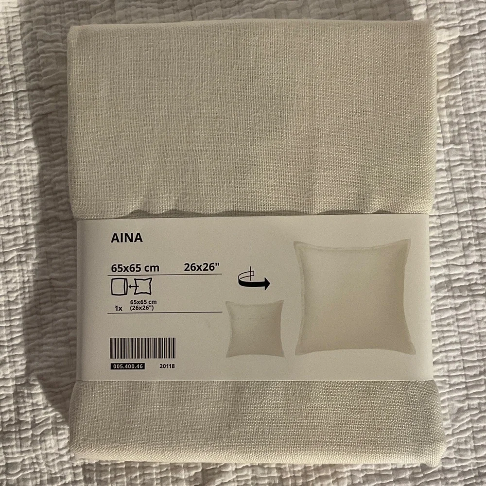 IKEA Cream Accent Pillow Cover